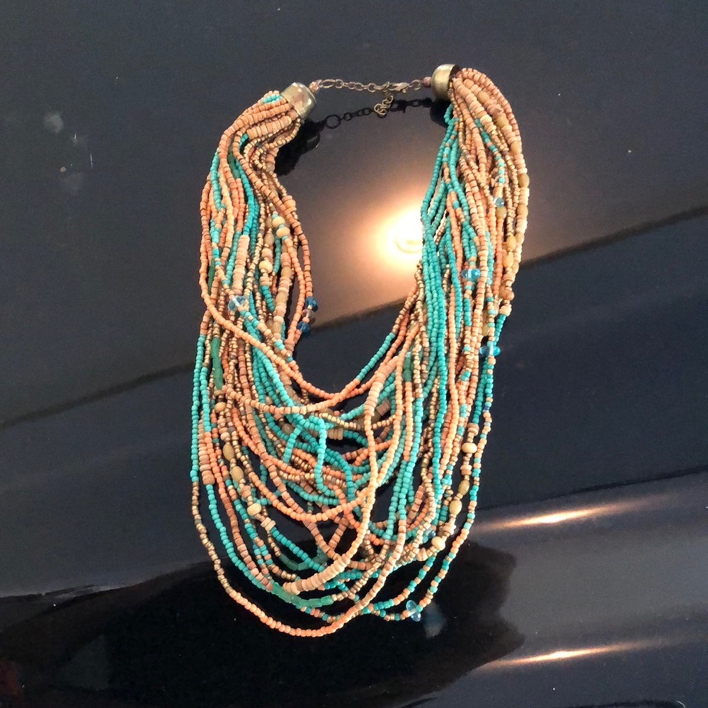 Beautiful colored necklace
